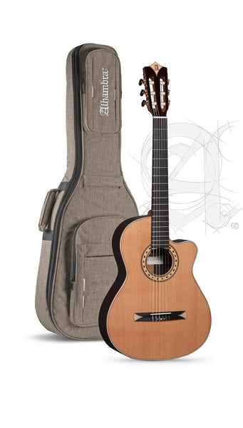 Alhambra Concert CS-3 CW E8 Crossover + 9738 25MM Hoes - Gereviseerd