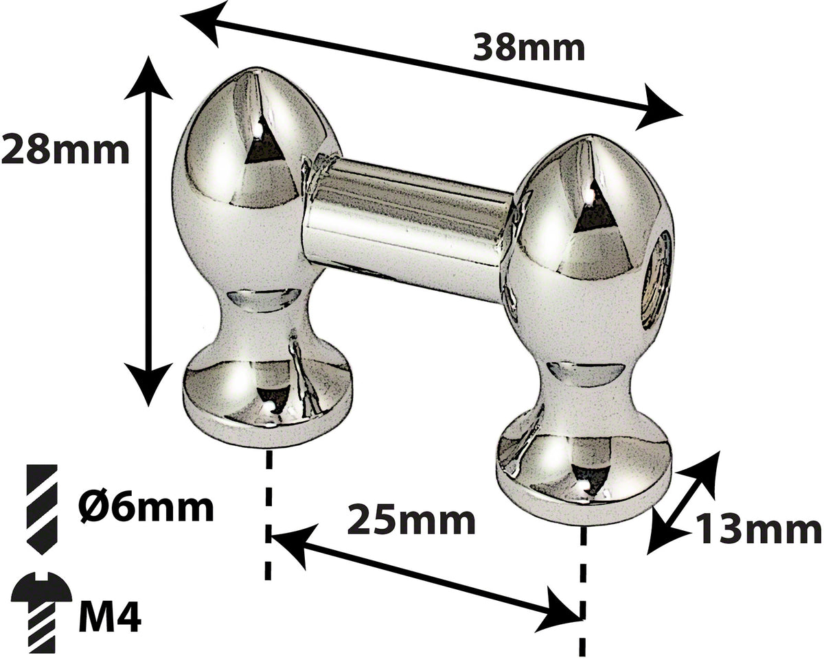 Coquille Tube Grosse Caisse - 25mm - Mono Tirant (X1)