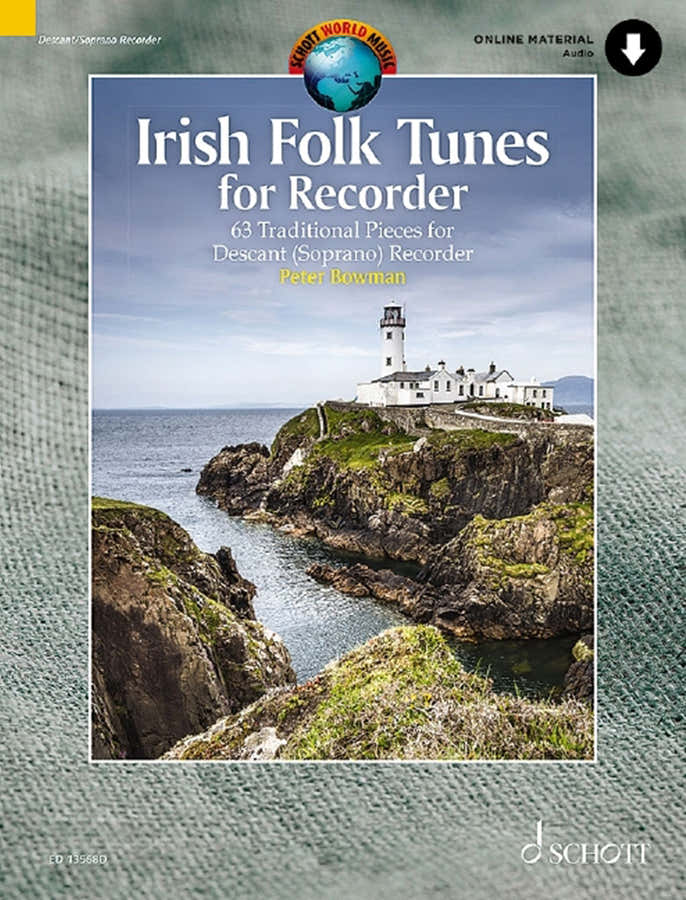 Bowman P. - Irish Folk Tunes For Descant Recorder + Audio En Ligne