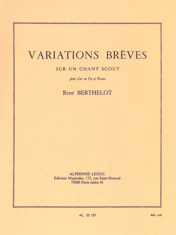 Variations breves sur un Chant scout