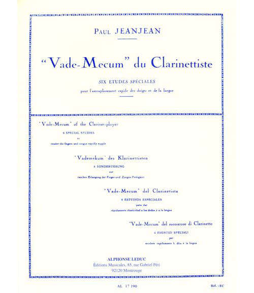 Jeanjean P. - Vademecum van de klarinettist - Etudes