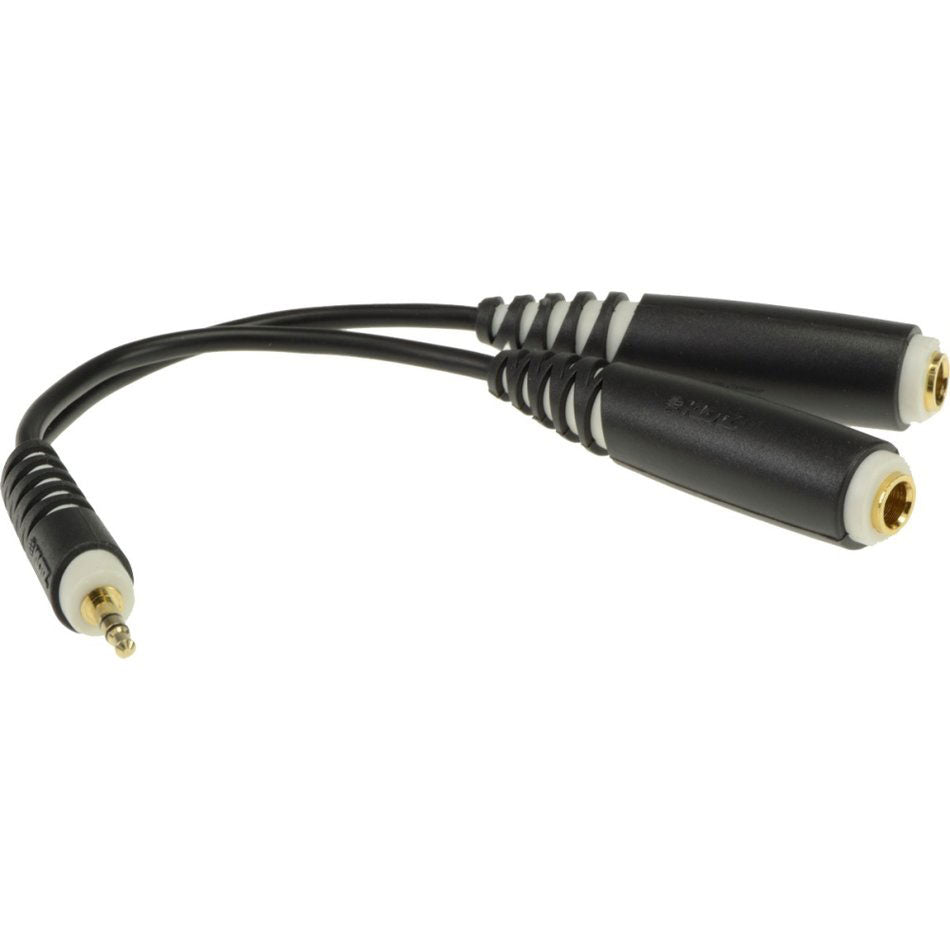AYB-3 Stereo-minijack male naar 2x stereo-jack female
