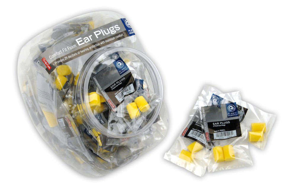 Bouchons D'oreille En Mousse 100 Paires En Bocal
