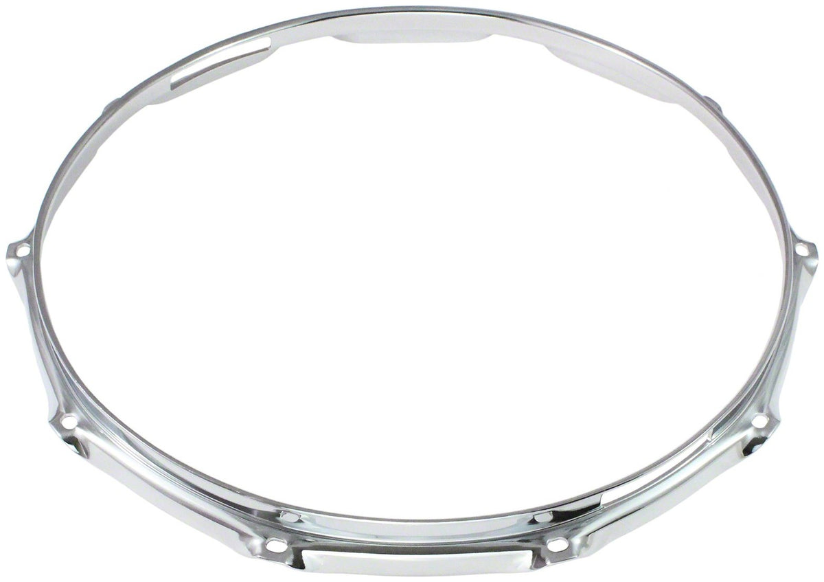 HB25-14-10S - Cercle 14" 10 Tirants Timbre Laiton Chromé Super Triple Flange 2.5mm