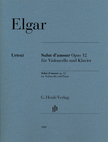 Elgar Edward - Salut D'amour Op.12 - Violoncelle & Piano