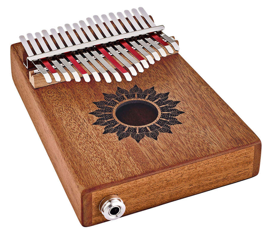 Kalimba Electro Acoustique 17 Notes Do Majeur