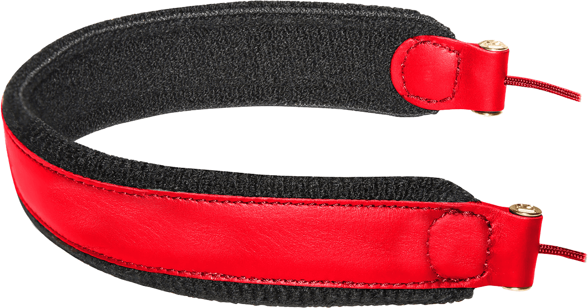 S29SH - LEATHER STRAP FOR SAX RED (CARABINER)