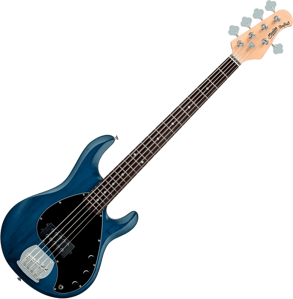 Stingray5 In Trans Blue Satin 5-String