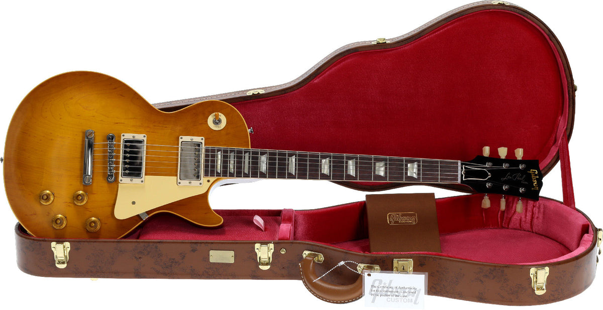 Les Paul Standard 1958 Vos Lemon Burst Cs Hrc #85078