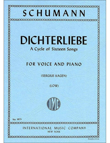 Schumann - Dichterliebe OP48 Cycle Of 16 Songs L Vce PFT - Low Voice et Piano