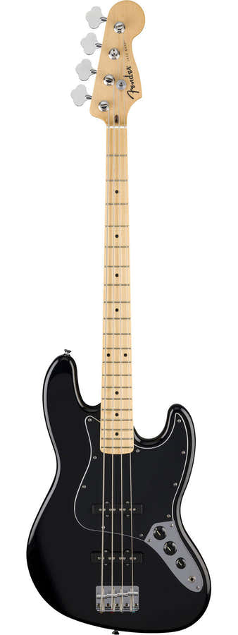 Standard Jazz Bass MN Black Pickguard Black