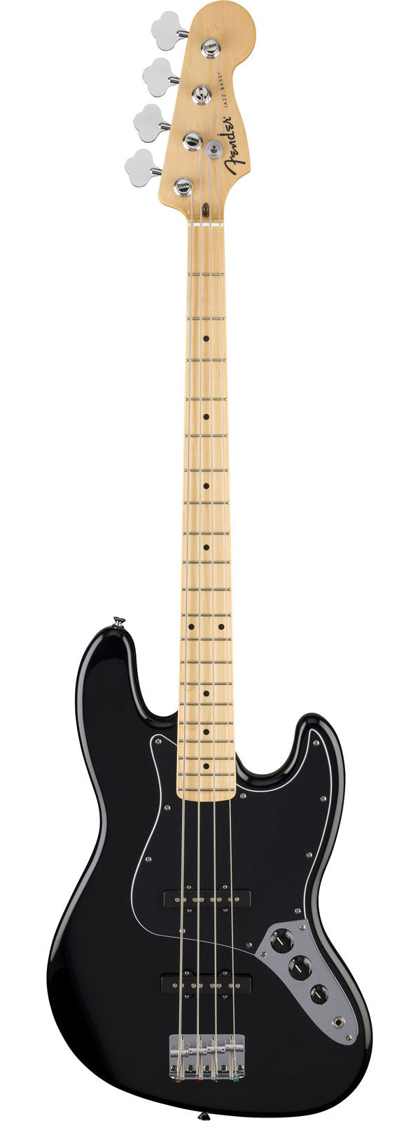Standard Jazz Bass MN Black Pickguard Black