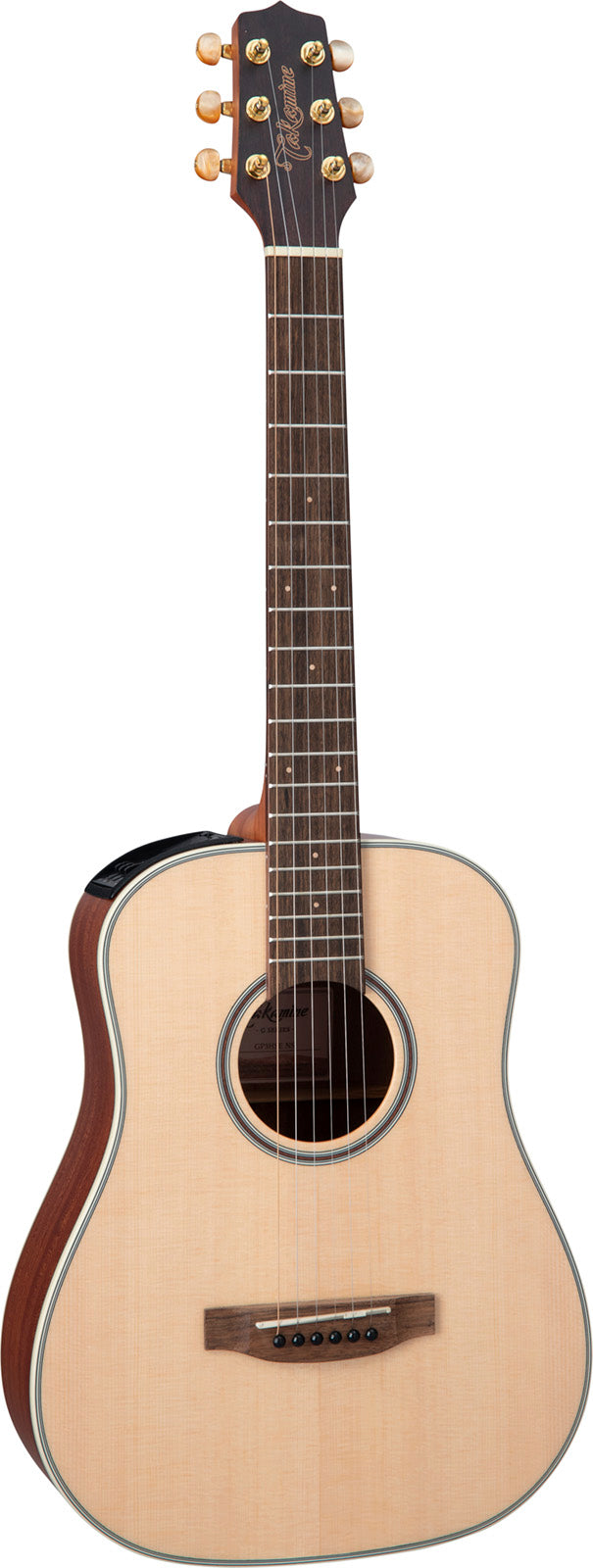 GP3HSE 3/4 Takamini Dreadnought Elektro Naturel Satijn