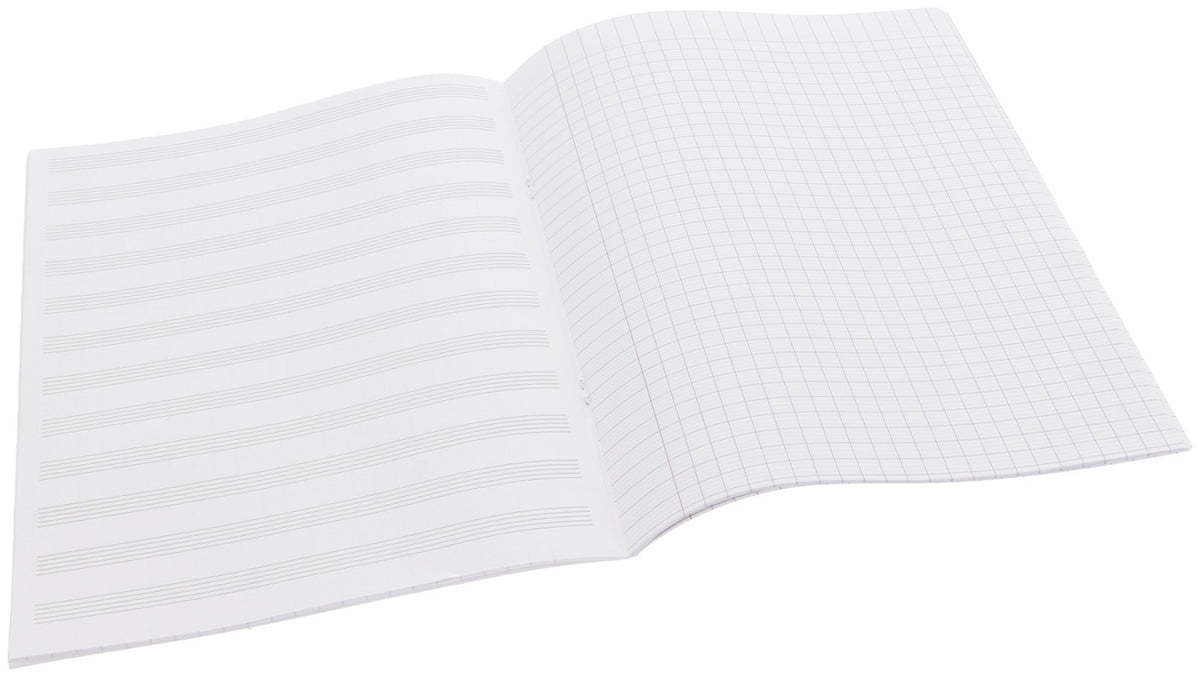 Cahier de musique 12 Portées + pages Seyes - 48 pages