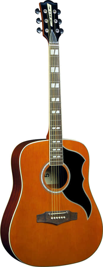 Ranger VI EQ Vintage Reissue Dreadnought Natural Top Stained