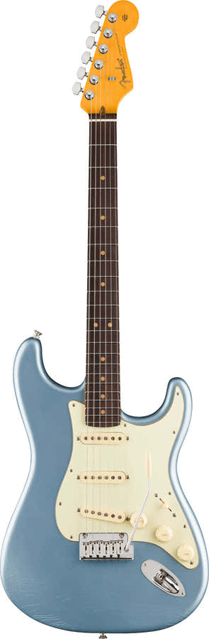 Stratocaster '60s American Ultra Luxe Vintage SSS RW Ice Blue Metallic