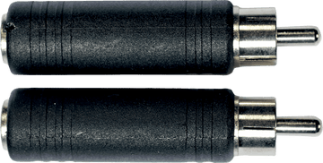 Adaptateur RCA M/jack Fem.em. 6.35 - Lot de 2