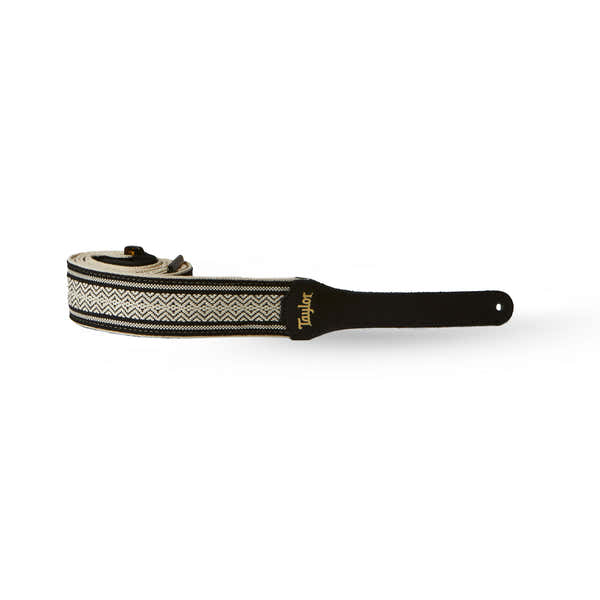 Taylor Guitars 4004-20 Strap White/black Jacquard Cotton 2"