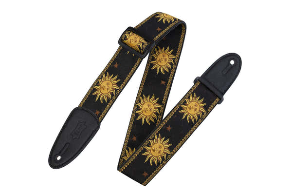 5 CM POLYPROPYLENE & LEATHER WITH BLACK SUN PATTERNS