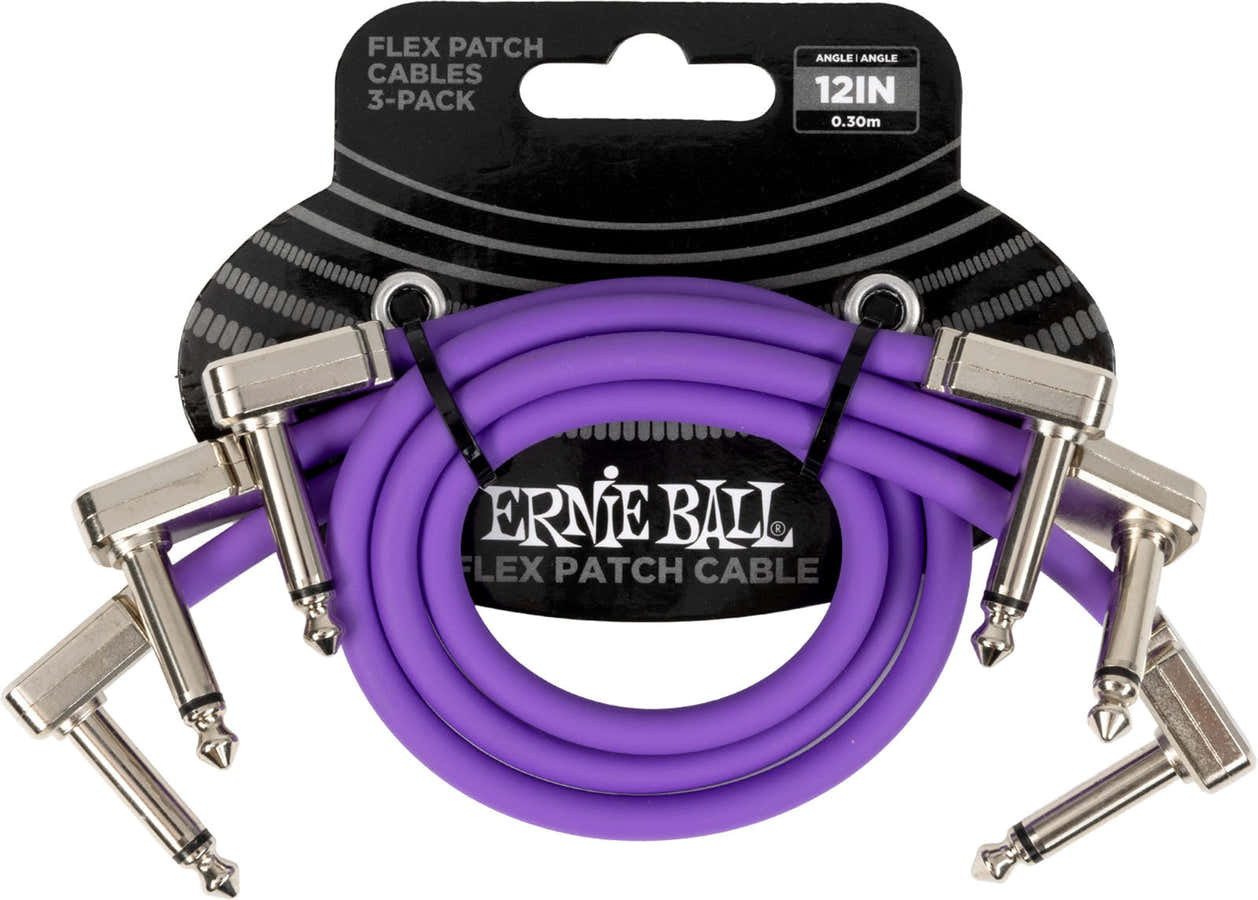 Cable Patch Flex 30CM - Pack 3 Violet