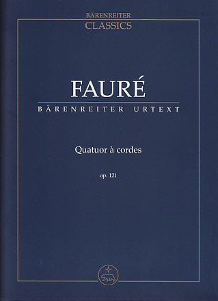 Faure - Quatuor A Cordes Op.121 - Conducteur