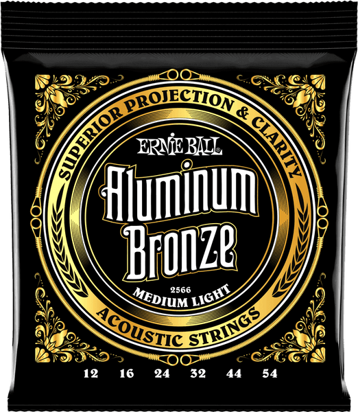 Ernie Ball 2566 Aluminum Bronze Medium Light 12-54