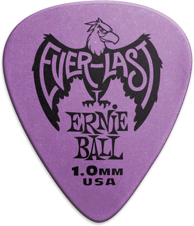 Médiators Everlast Sachet de 12 Violet 1mm