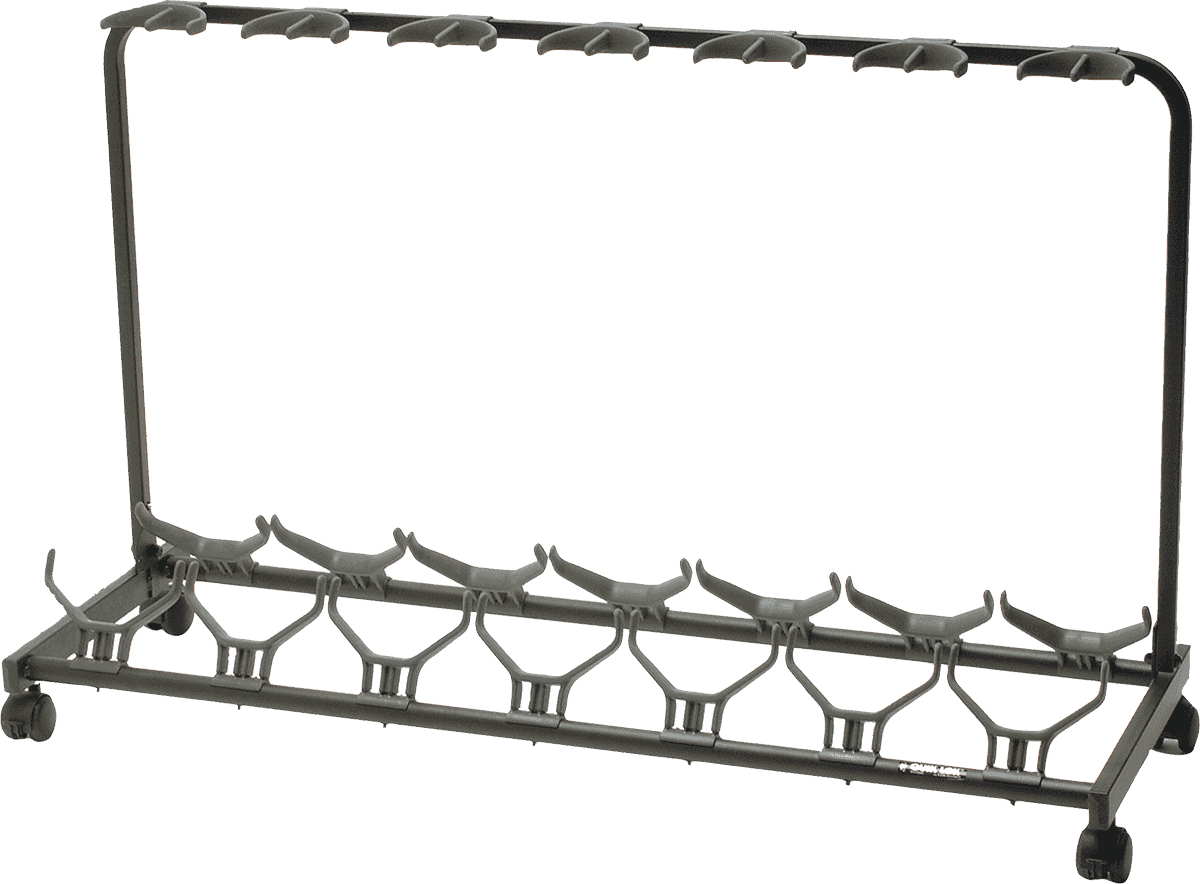 GS/471 Stand pour 7 Guitares avec Roulettes