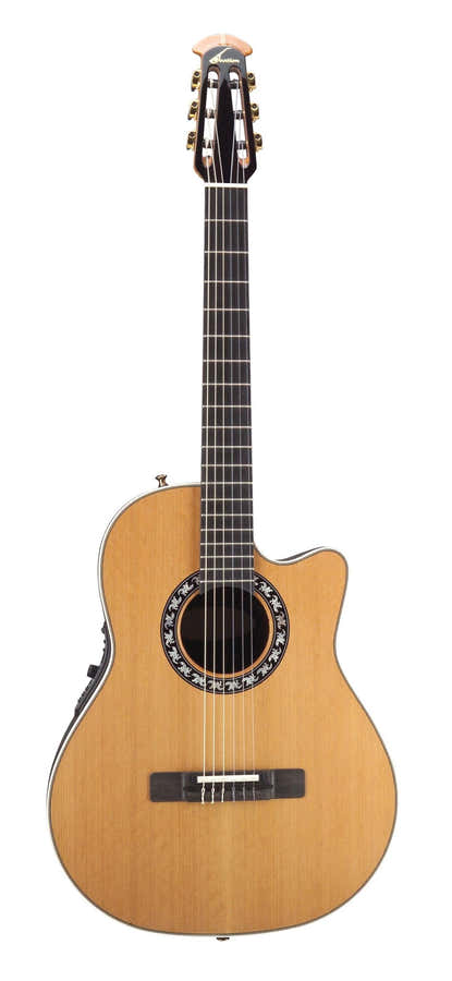 E-Akoestische Klassieke Gitaar Classic Nylon Legend Mid Cutaway Natural
