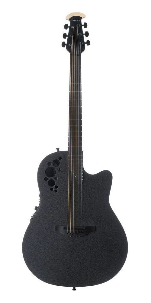 Elite Tx Super Shallow Black Textured 1868TX-5-G