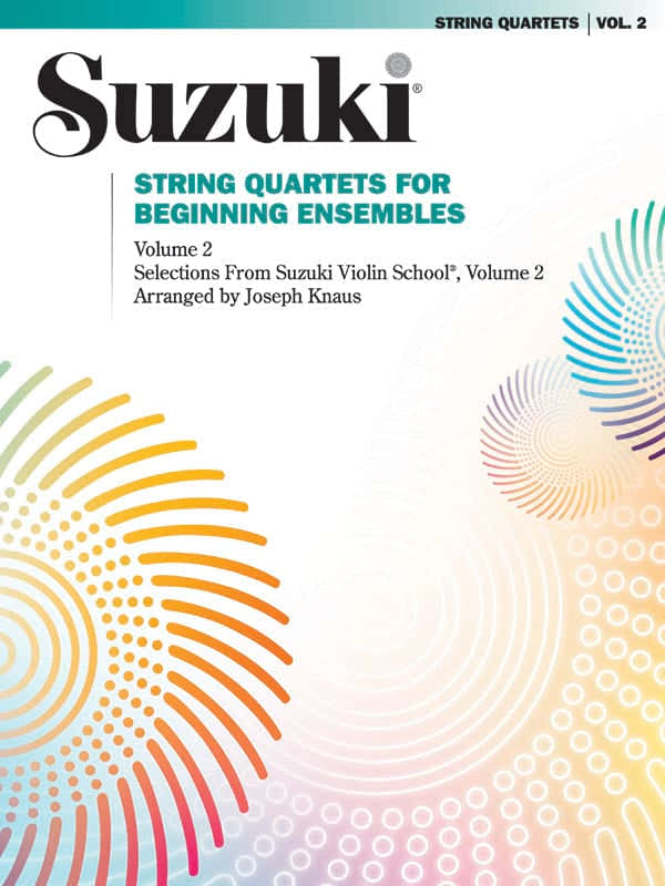 SUZUKI / KNAUS JOSEPH - STRING QUARTET FOR BEGINNING ENSEMBLES VOL.2