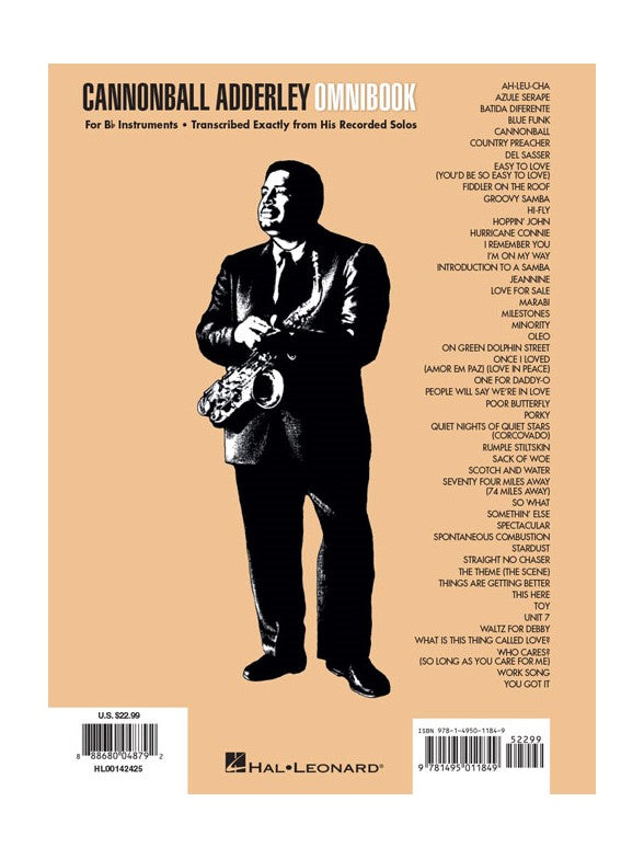 Cannonball Adderley - Omnibook (BB Instruments)