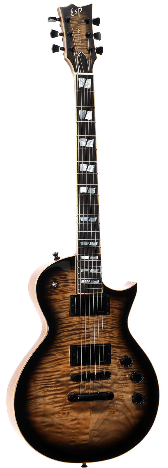 Usa Eclipse Quilted Maple Fishman See Thru Black Sunburst