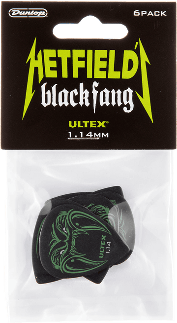 6 x 1,14mm Ultex Hetfield's Black Fang