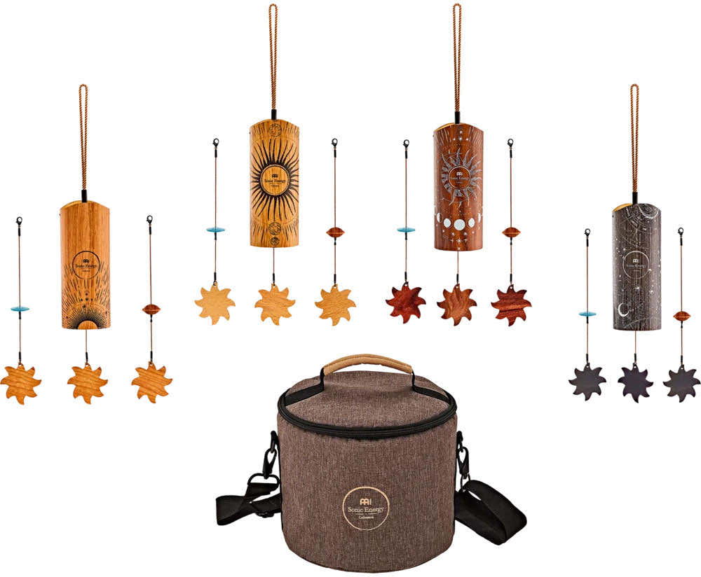 Set 4 Chimes Sonic Energy Bambou