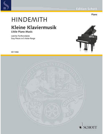 Hindemith - Little Piano Music Op. 45/4 - Piano