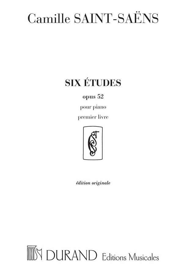 SAINT SAENS C. - Etudes OP.52 Boek 1 - Piano