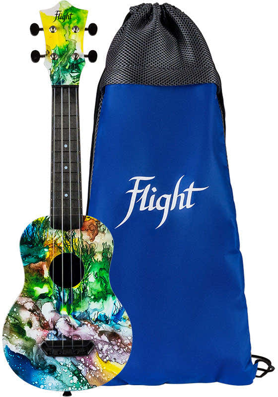 Ultra Travel Soprano Ukulele - Underwater