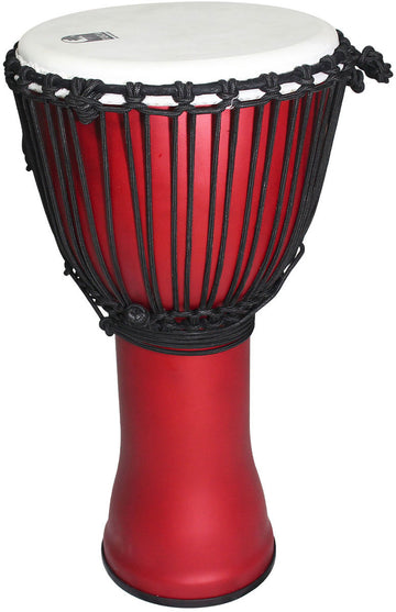 Djembe Freestyle Accord Par Corde Rouge Mat Sfdj-12Rr