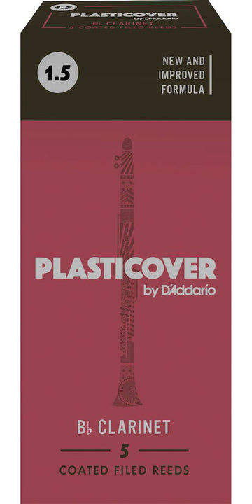 RICO PLASTICOVER BB CLARINET REEDS 1.5