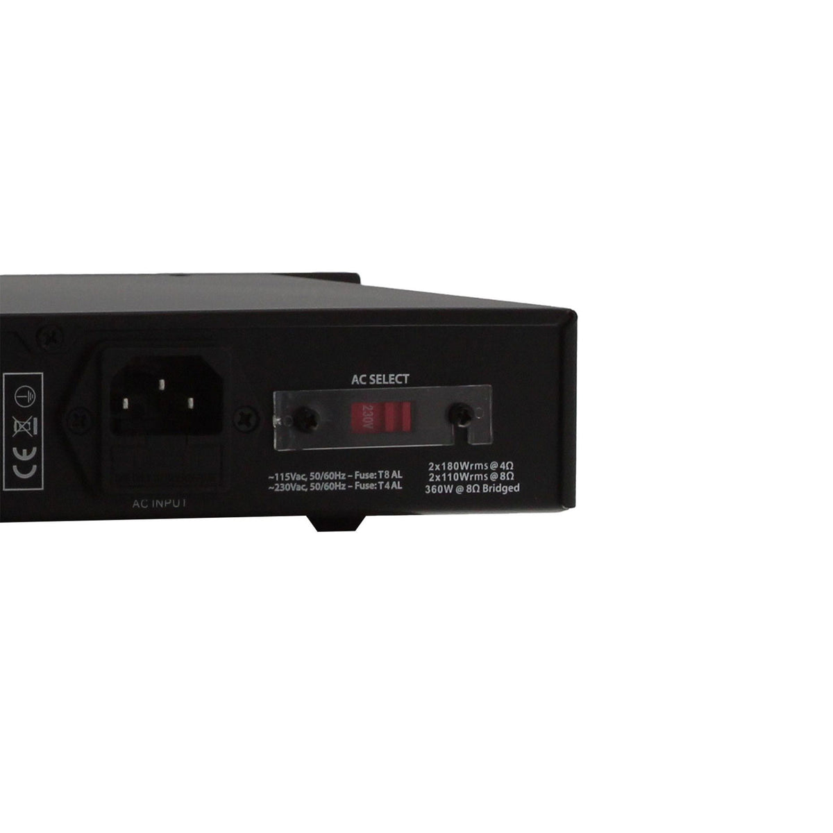 Ma 1u 2180D - Amplificateur 1u 2X180W