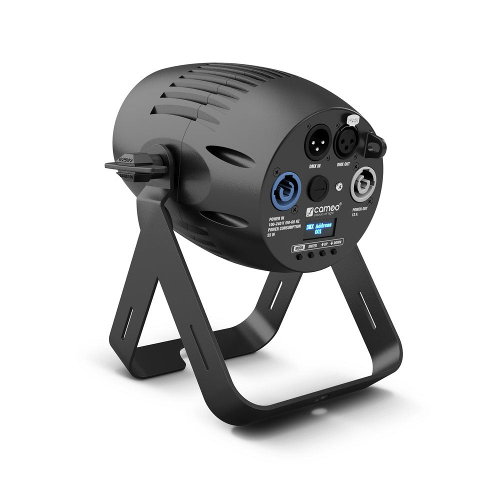 Q-SPOT 40 RGBW - COMPACTE 40W RGBW LED VERSTRALER - ZWART