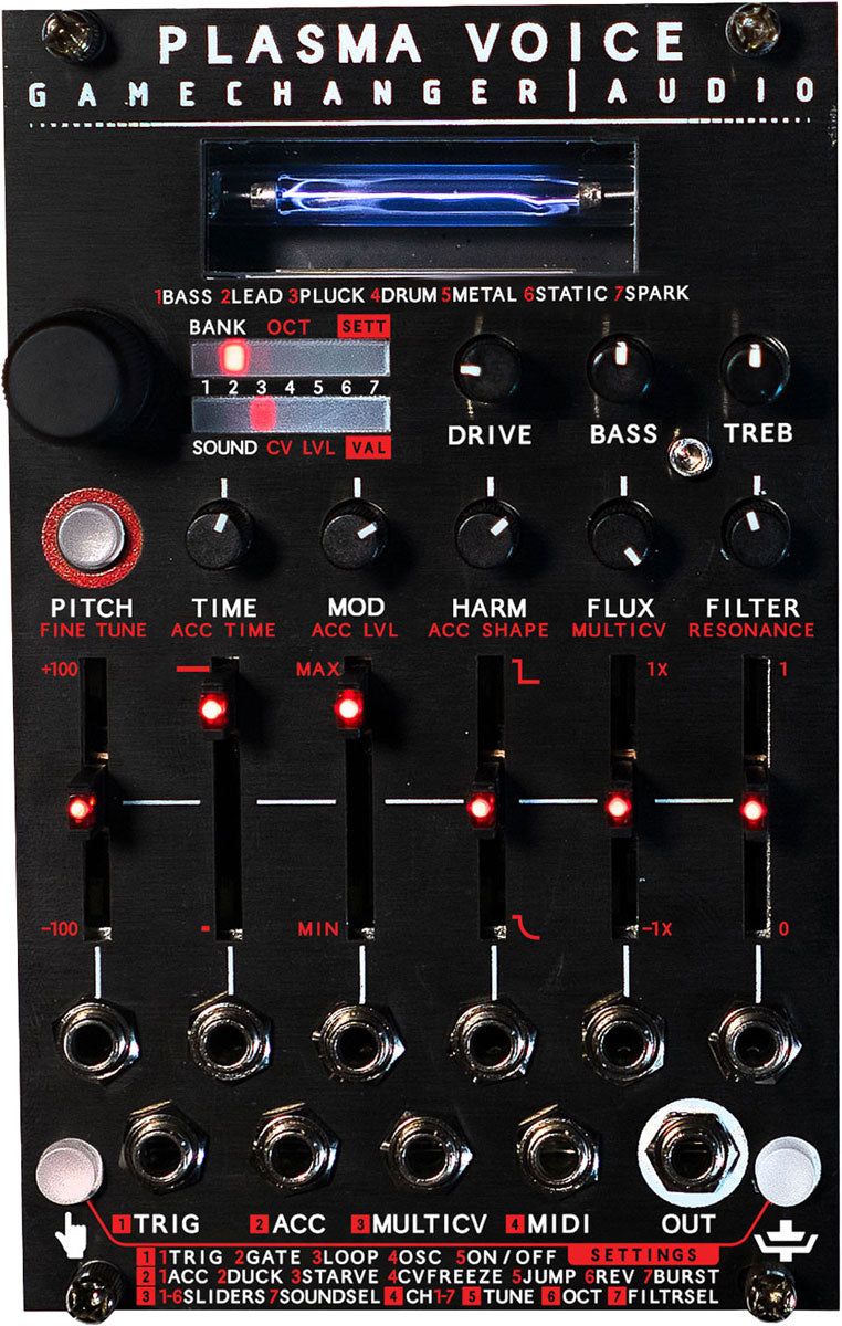 Gamechanger Audio Plasma Eurorack-module voor stemsynthetisatie