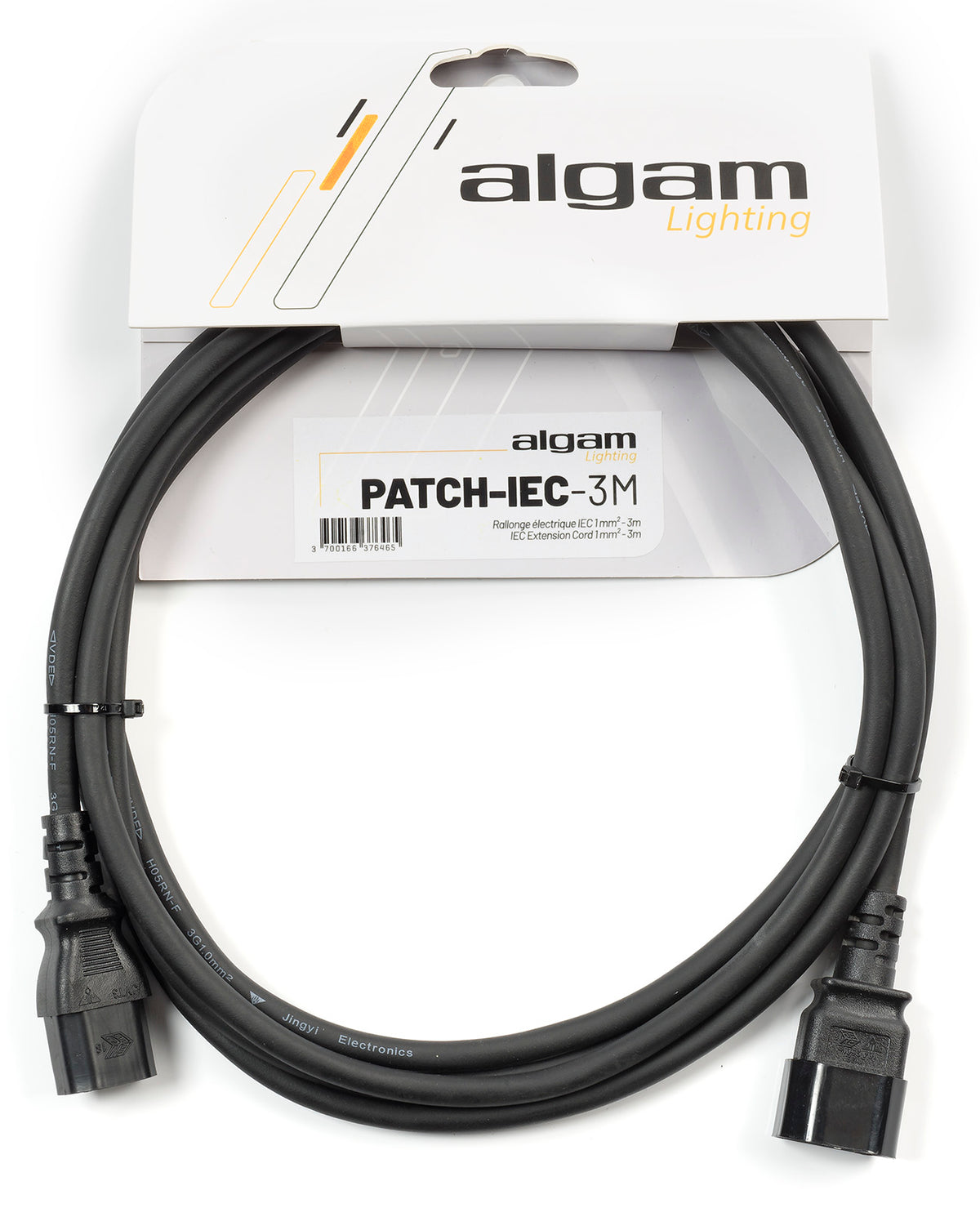 Algam Lighting Rallonge d'alimentation IEC - 3M