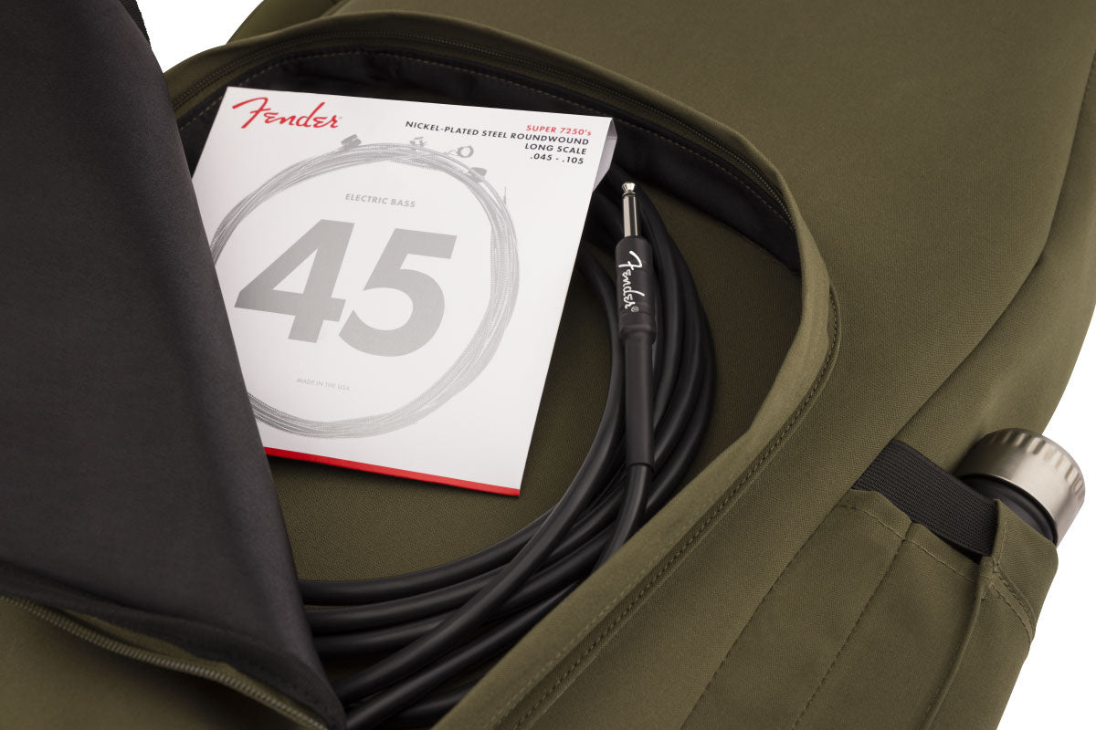 Troubadour Gigbag voor elektrische bas Olijf