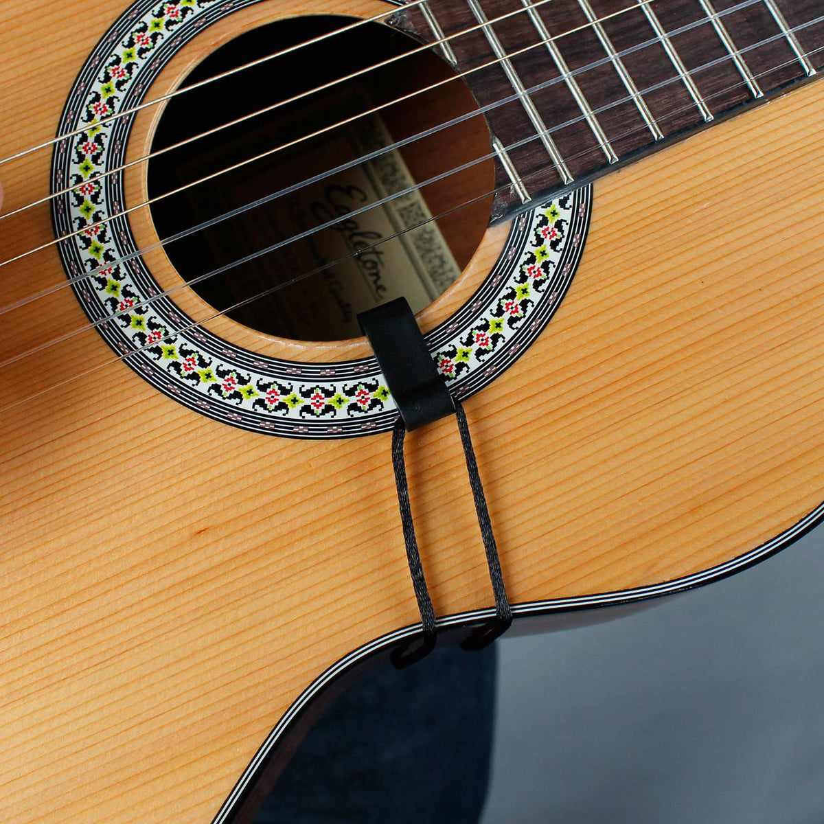 CGS100 Noir Sangle Pour Guitare Classique