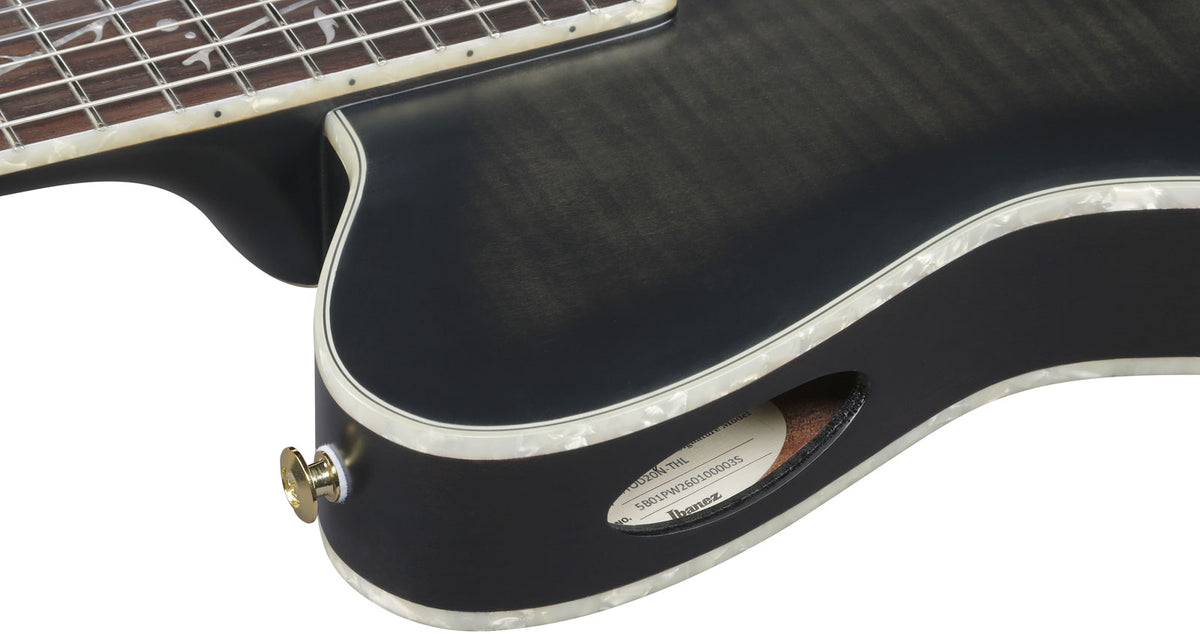 TOD20FMN Signature Tim Henson zwarte burst-fade met lage glans