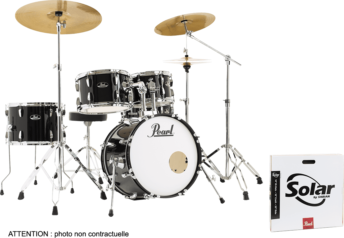 Roadshow 18 + B-50 Jet Black + Solar Sabian