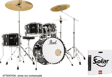 Roadshow 18 + B-50 Jet Black + Solar Sabian
