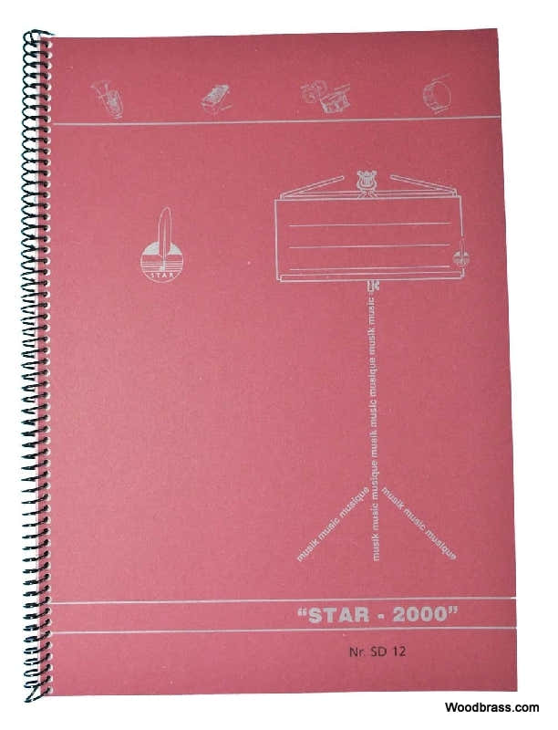 Cahier De Musique 12 Portées + Reliure Spirale